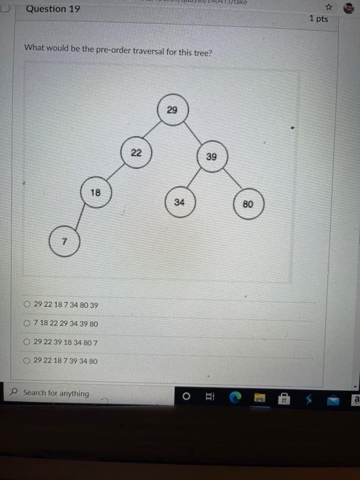 Solved D Question 14 1 pts Given the following array | Chegg.com