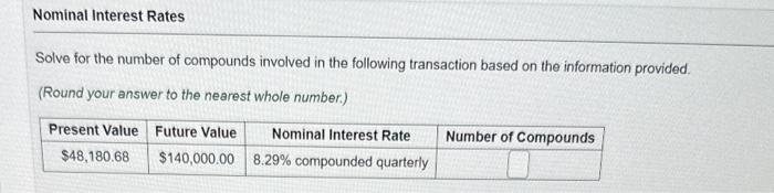 Solved Solve for the number of compounds involved in the | Chegg.com
