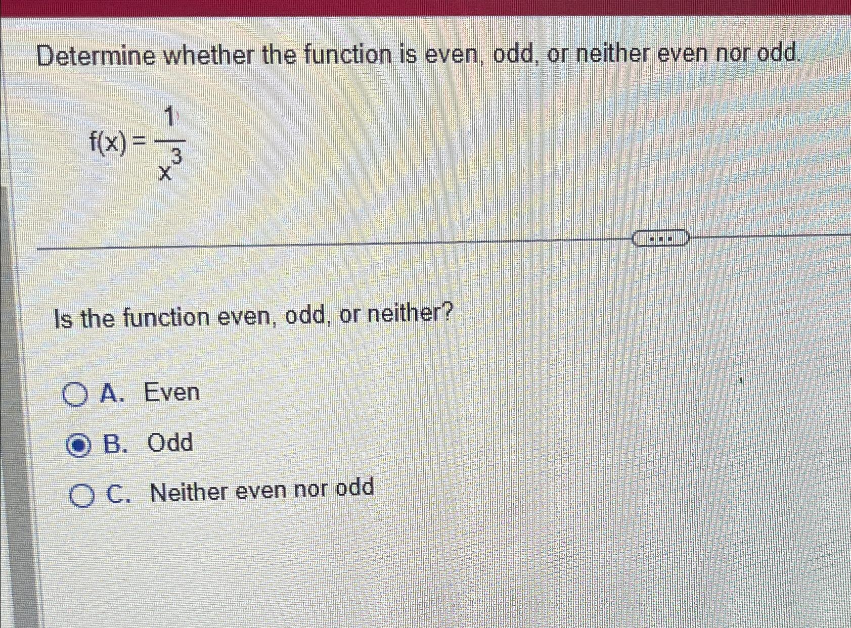 is 2x 3 1 even or odd