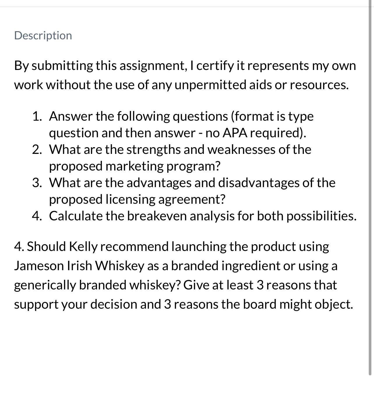 Solved Harvard Case Two Whiskey and Cheddar Read the