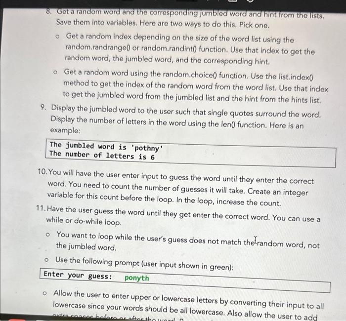 Solved Learning Objective Write a Python program that uses | Chegg.com