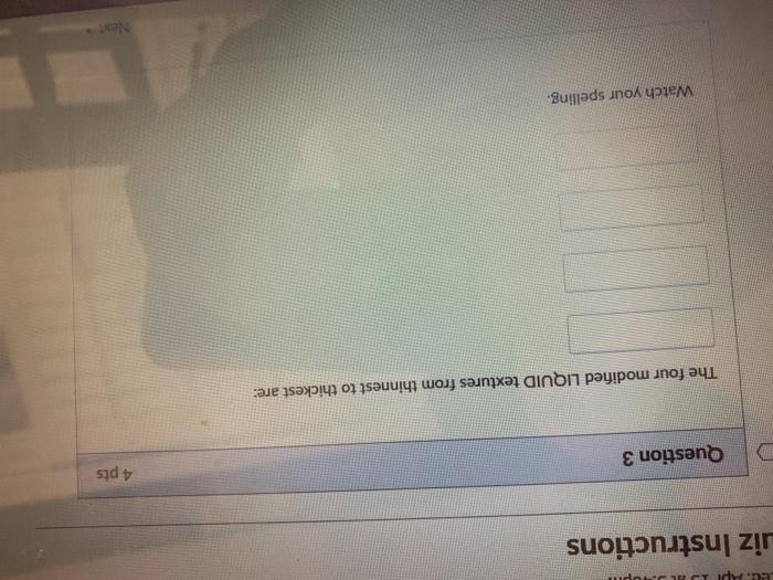 Solved LL. A JAP iz Instructions 4 pts Question 3 The four | Chegg.com