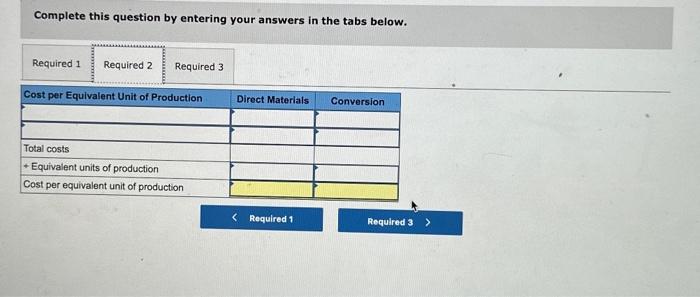 Solved Tableau DA 20-2 (Static): Exercise, Computing Cost | Chegg.com