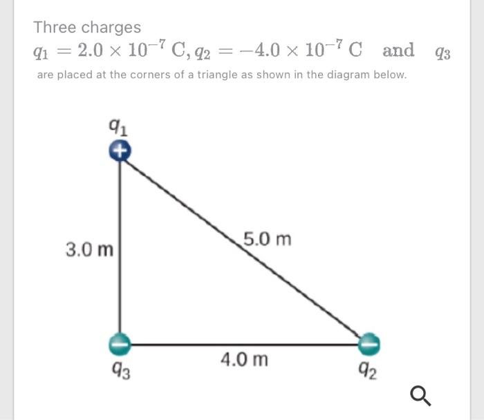 Solved what is the electrostatic force between q1 and q2? | Chegg.com