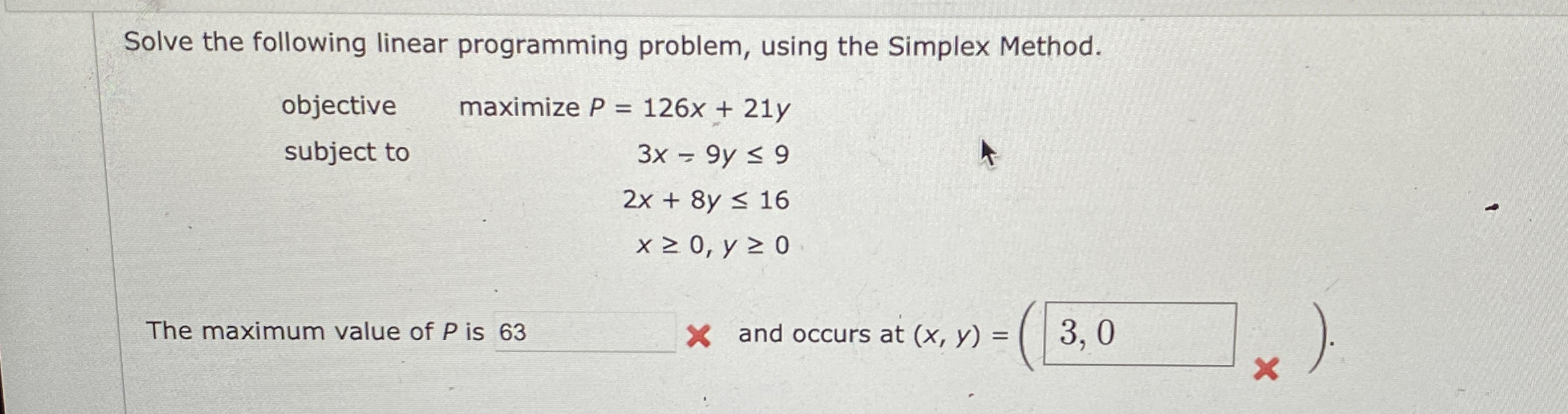 Solved Solve the following linear programming problem, using | Chegg.com