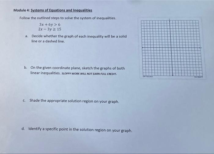 Graphing Equations and Inequalities - The coordinate plane - In Depth