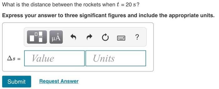 Solved Two Rockets Start From Rest At The Same Elevation. | Chegg.com