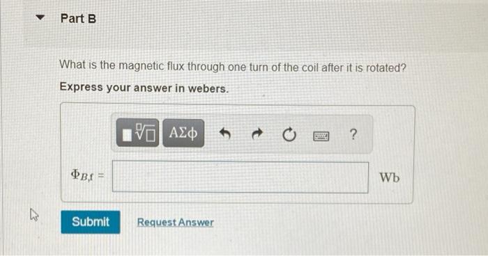 Solved What Is The Magnetic Flux Through One Turn Of The | Chegg.com