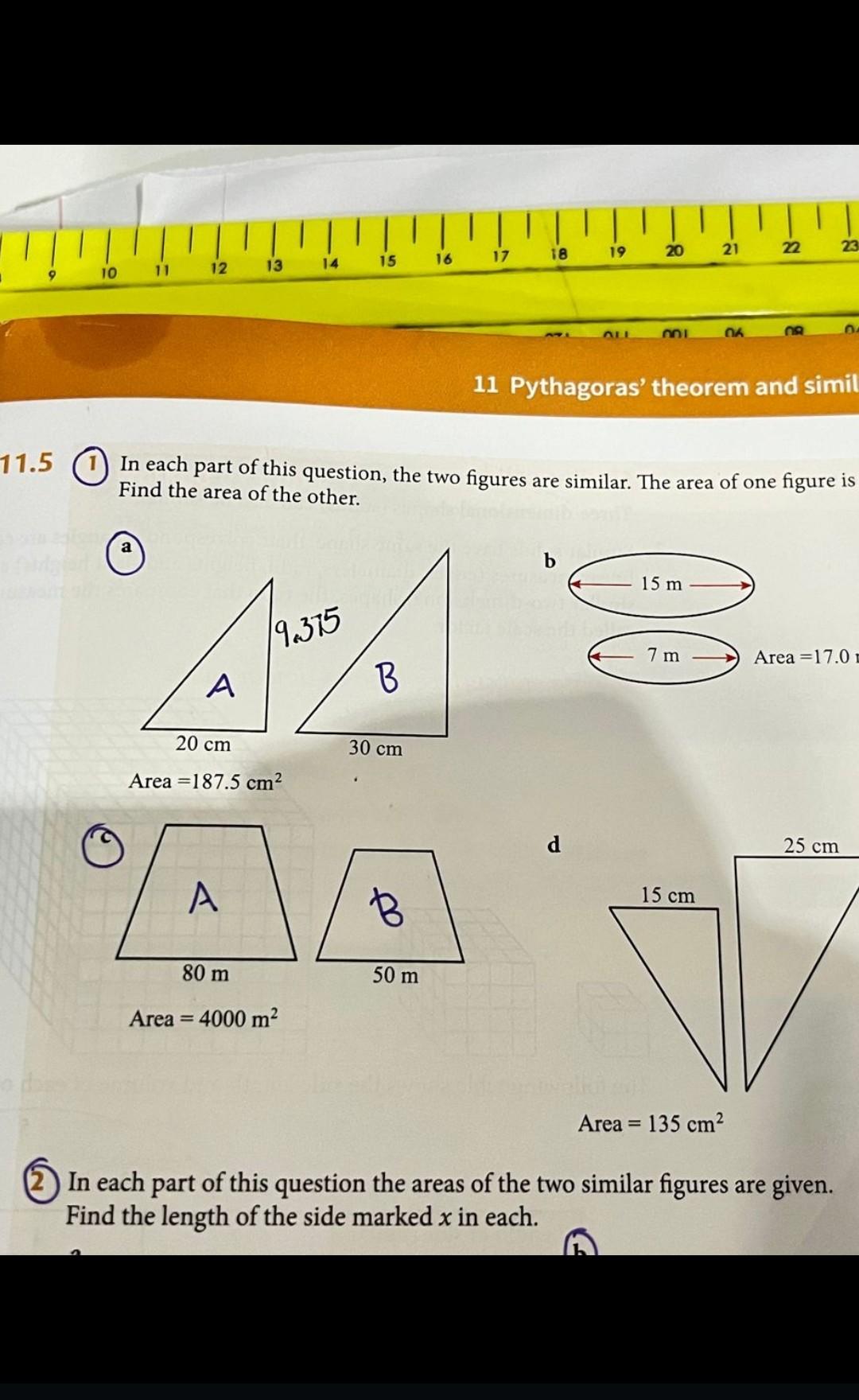 Solved .5 In each part of this question, the two figures are | Chegg.com