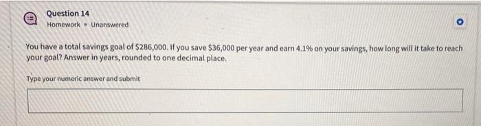 Solved Question 14 Homework. Unanswered You have a total | Chegg.com