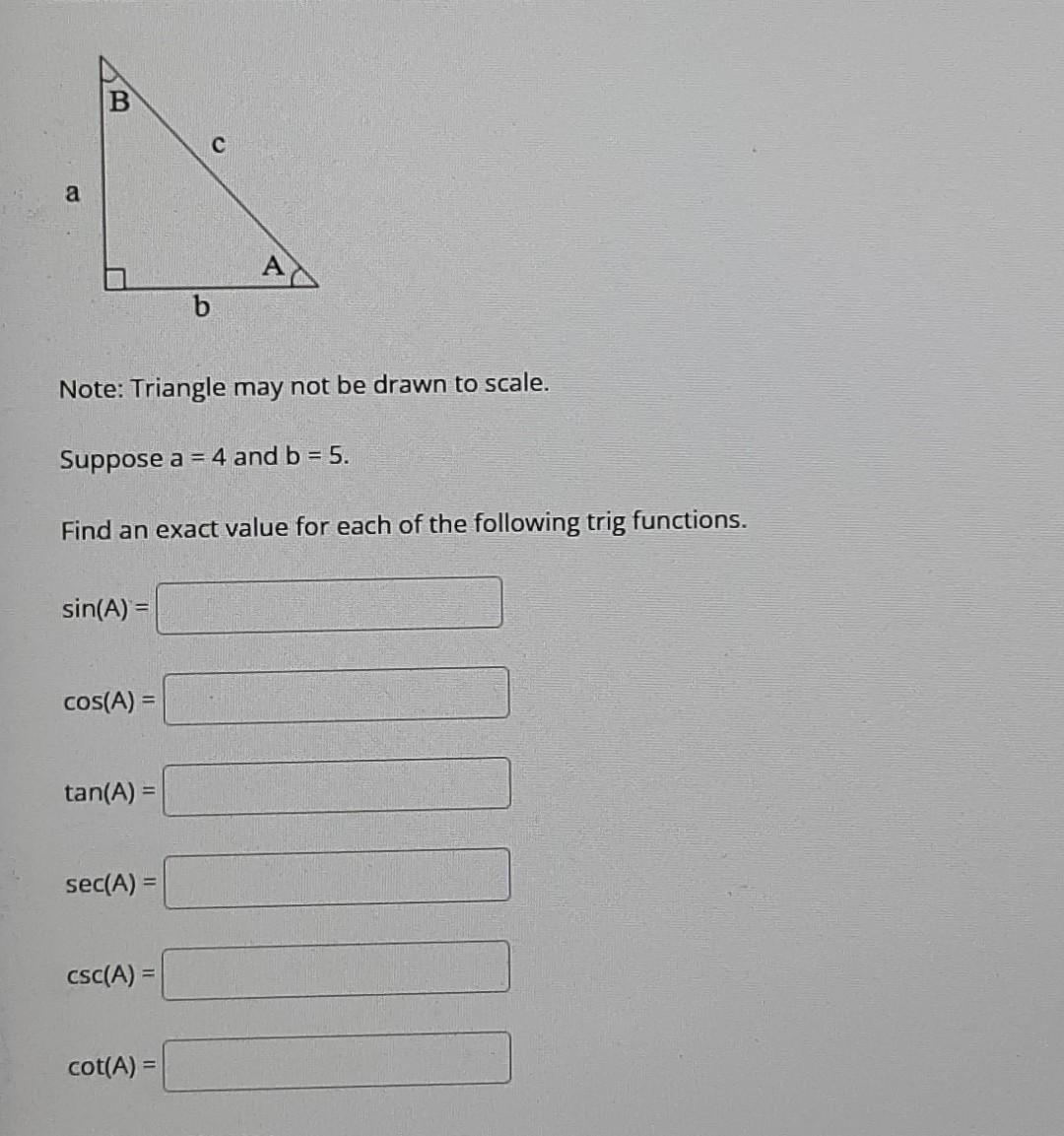 Solved с A A B Note Triangle May Not Be Drawn To Scale 4668