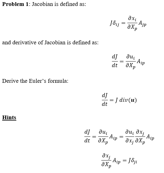 Jacobian Problem Recently Solves Solved Problem 1: Jacobian is defined | Chegg.com