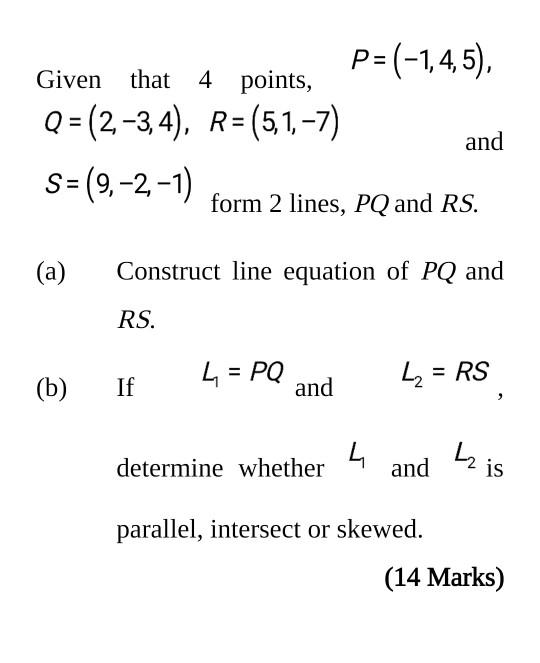 Solved P 1 4 5 Given That 4 Points Q 2 3 4 R 5 Chegg Com