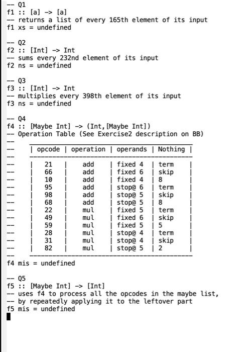 Solved i need help with these haskell exercises. add:: Int | Chegg.com