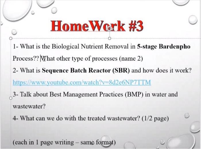 Solved Home Work #3 1- What is the Biological Nutrient | Chegg.com