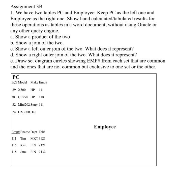 Solved Essentially, you have to compute the answers | Chegg.com