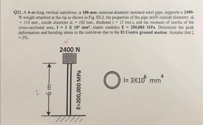 Solved Earthquake Engineering I Hope The Solution Is Correct Chegg