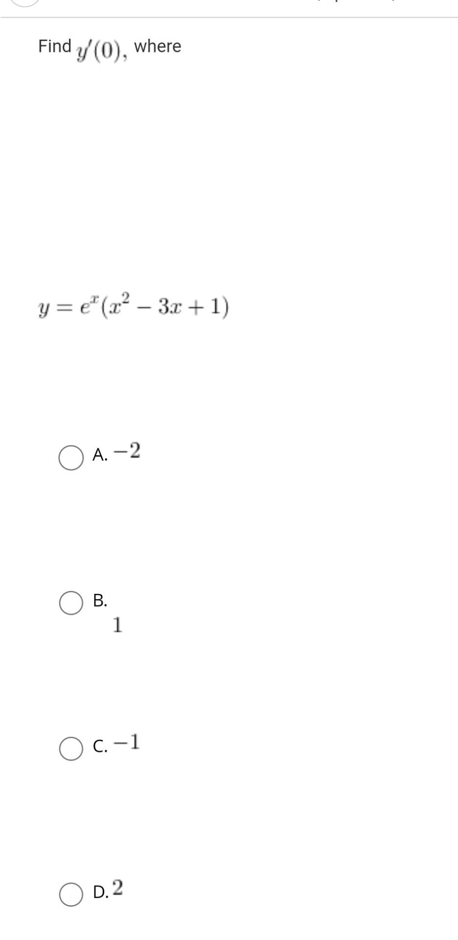 Solved Find The Derivative Of The Following Function Y= | Chegg.com