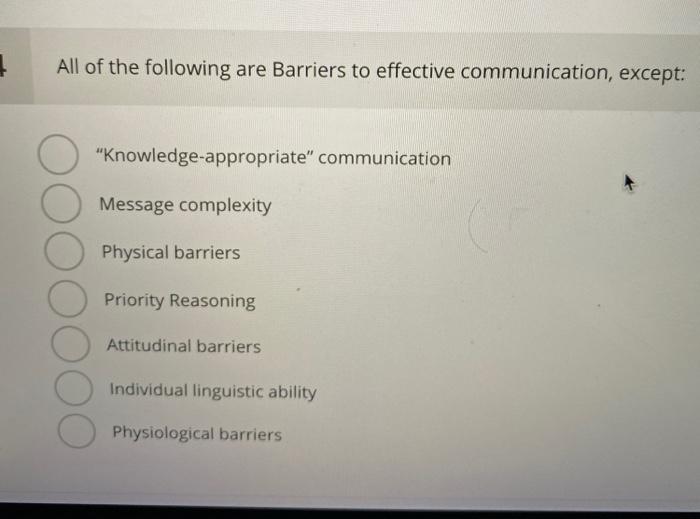 examples of barriers to effective communication