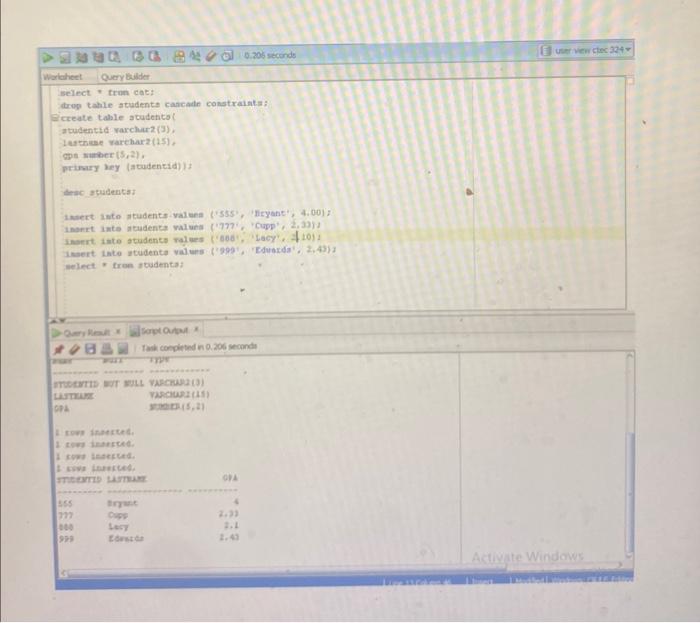 Solved Modify the "student script" given in today's class. | Chegg.com