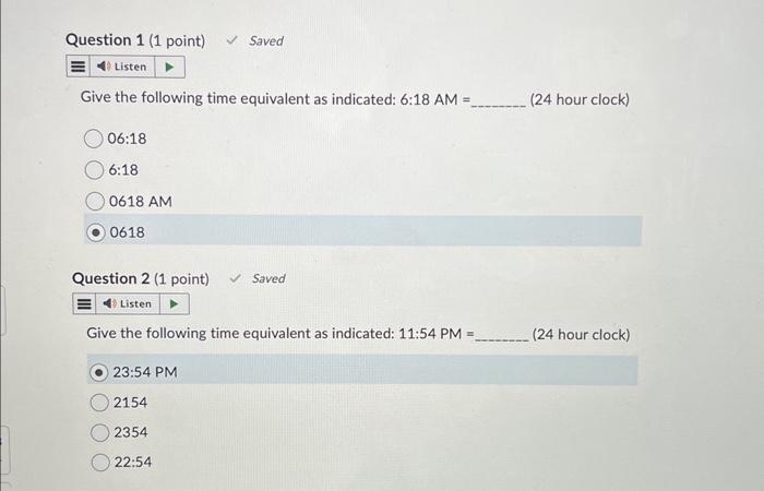 Solved Give the following time equivalent as indicated: | Chegg.com