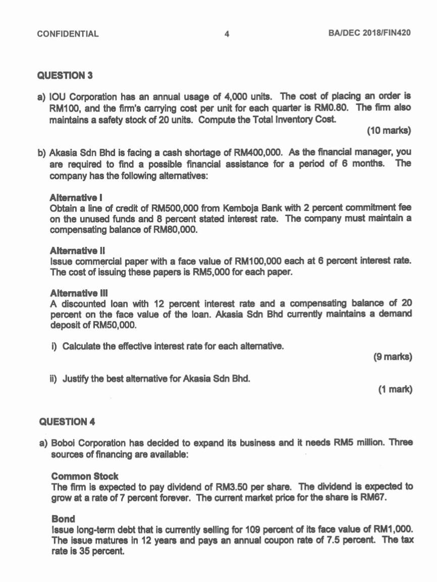 Solved QUESTION 1 The Following Are The Financial Statements | Chegg.com