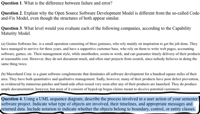 Two questions: 1: What's the real difference between error and