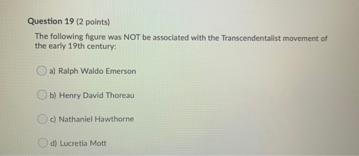 Question 14 (2 points) Why did some members of | Chegg.com
