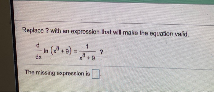 Solved 1 pt Differentiate. y= In (7x2 - 9x+4) y = | | Chegg.com
