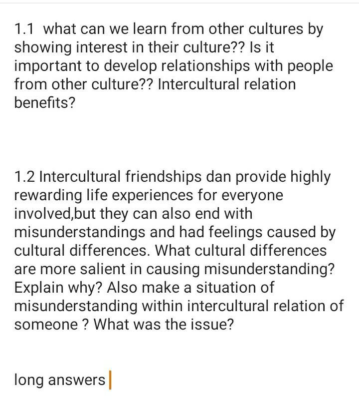 Importance Of Friendships From Different Cultures