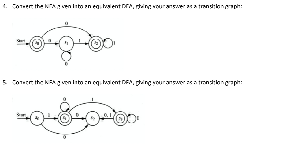 Solved Convert The NFA Given Into An Equivalent DFA, Giving | Chegg.com