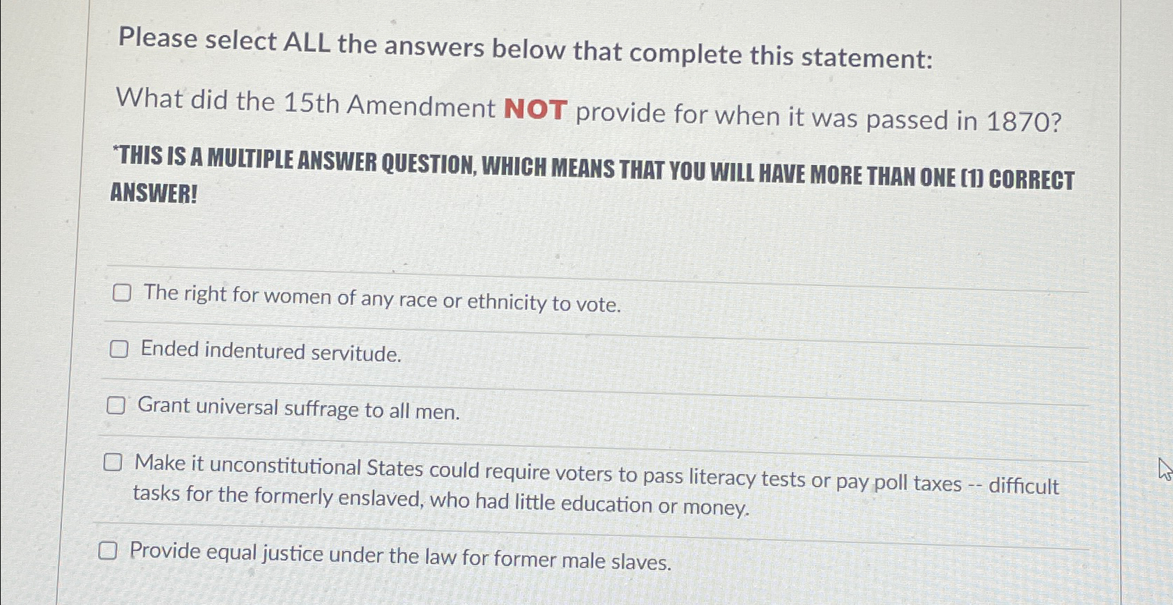 Solved Please Select ALL The Answers Below That Complete | Chegg.com