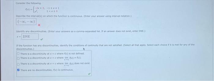 Solved show work describe the interval(s) on which the | Chegg.com