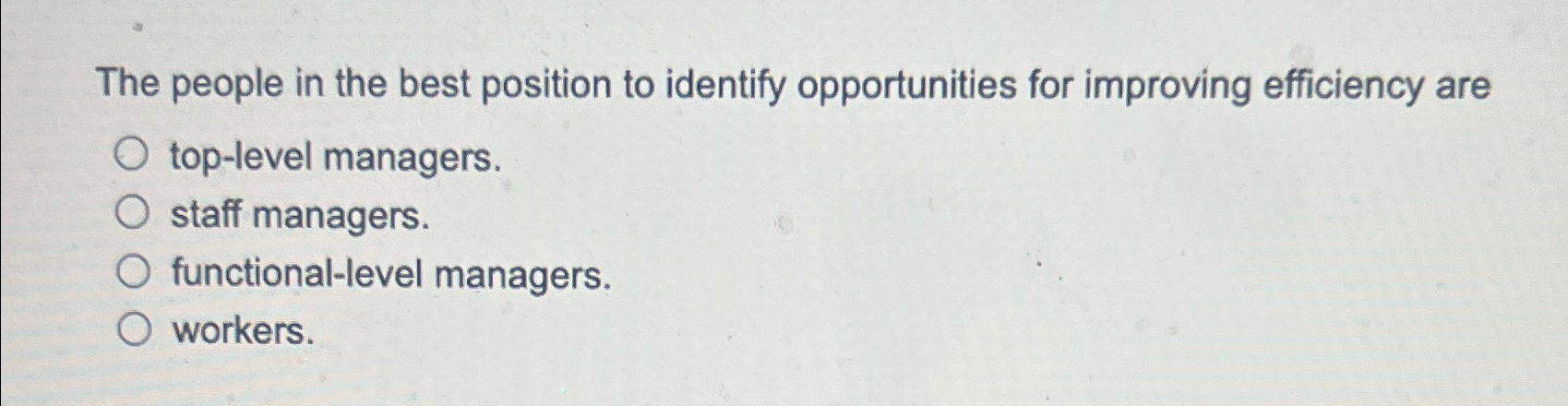 Solved The people in the best position to identify | Chegg.com
