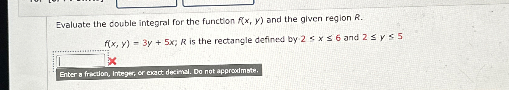 Solved Evaluate the double integral for the function f(x,y) | Chegg.com