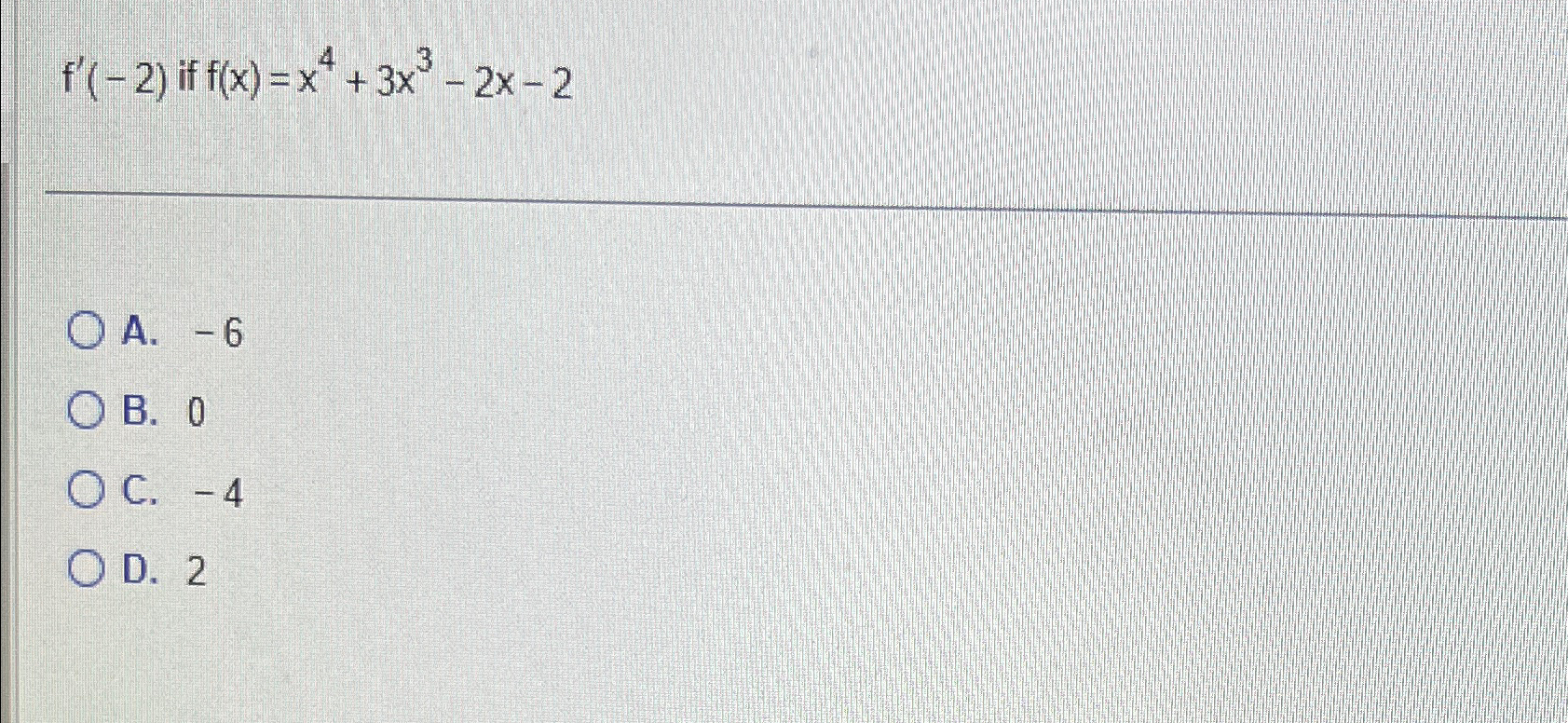 Solved F 2 ﻿if F X X4 3x3 2x 2a 6b 0c 4d 2