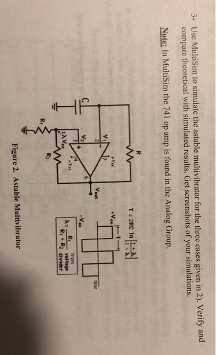 Solved 2 Calculate The Frequency Of Oscillation Of The Chegg Com