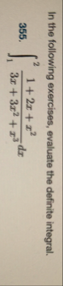 Solved In the following exercises, evaluate the definite | Chegg.com