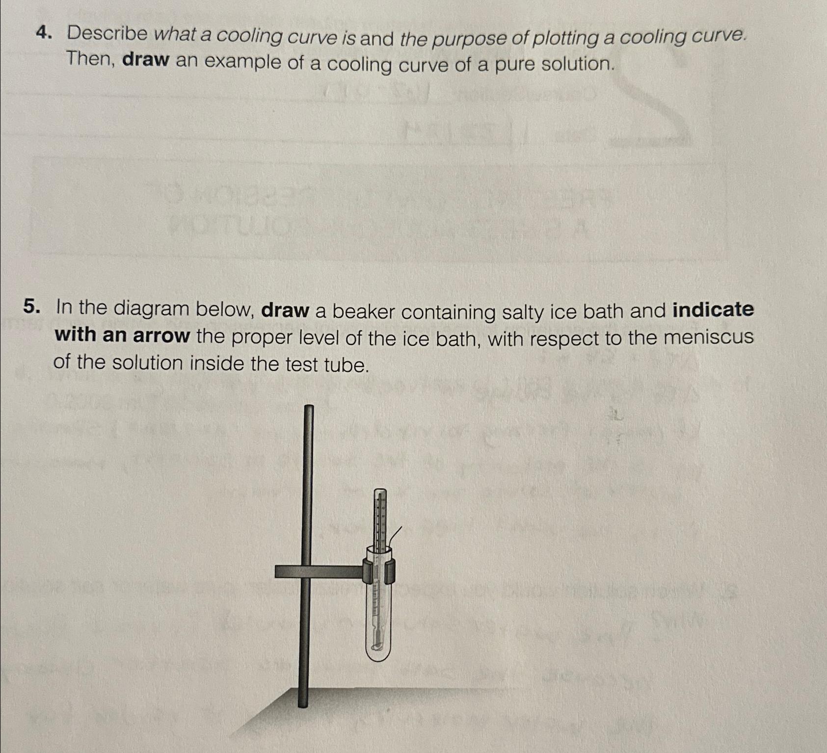 Solved Describe what a cooling curve is and the purpose of | Chegg.com