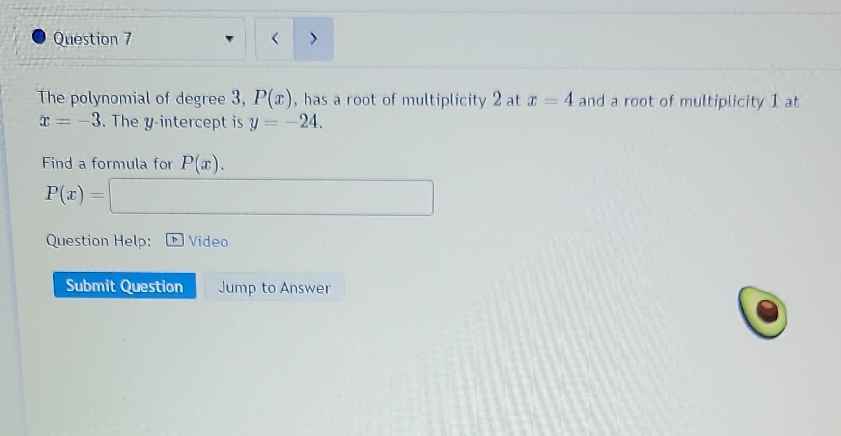 Solved The Polynomial Of Degree 3px Has A Root Of 3638