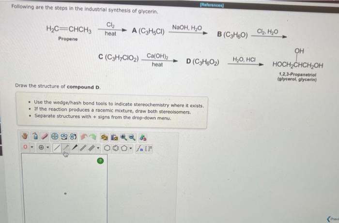 Solved Following are the steps in the industrial synthesis | Chegg.com
