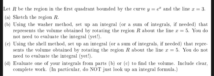 Solved Let R be the region in the first quadrant bounded by | Chegg.com