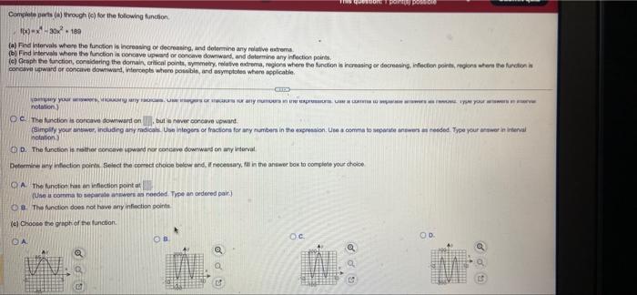 Solved please answer each part of the question with clear | Chegg.com