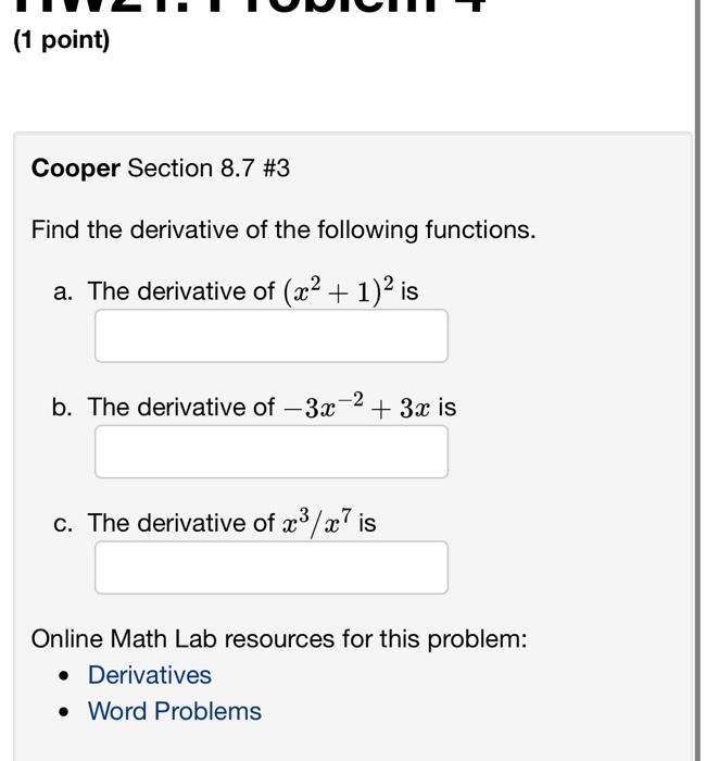 derivative of 2x x 3