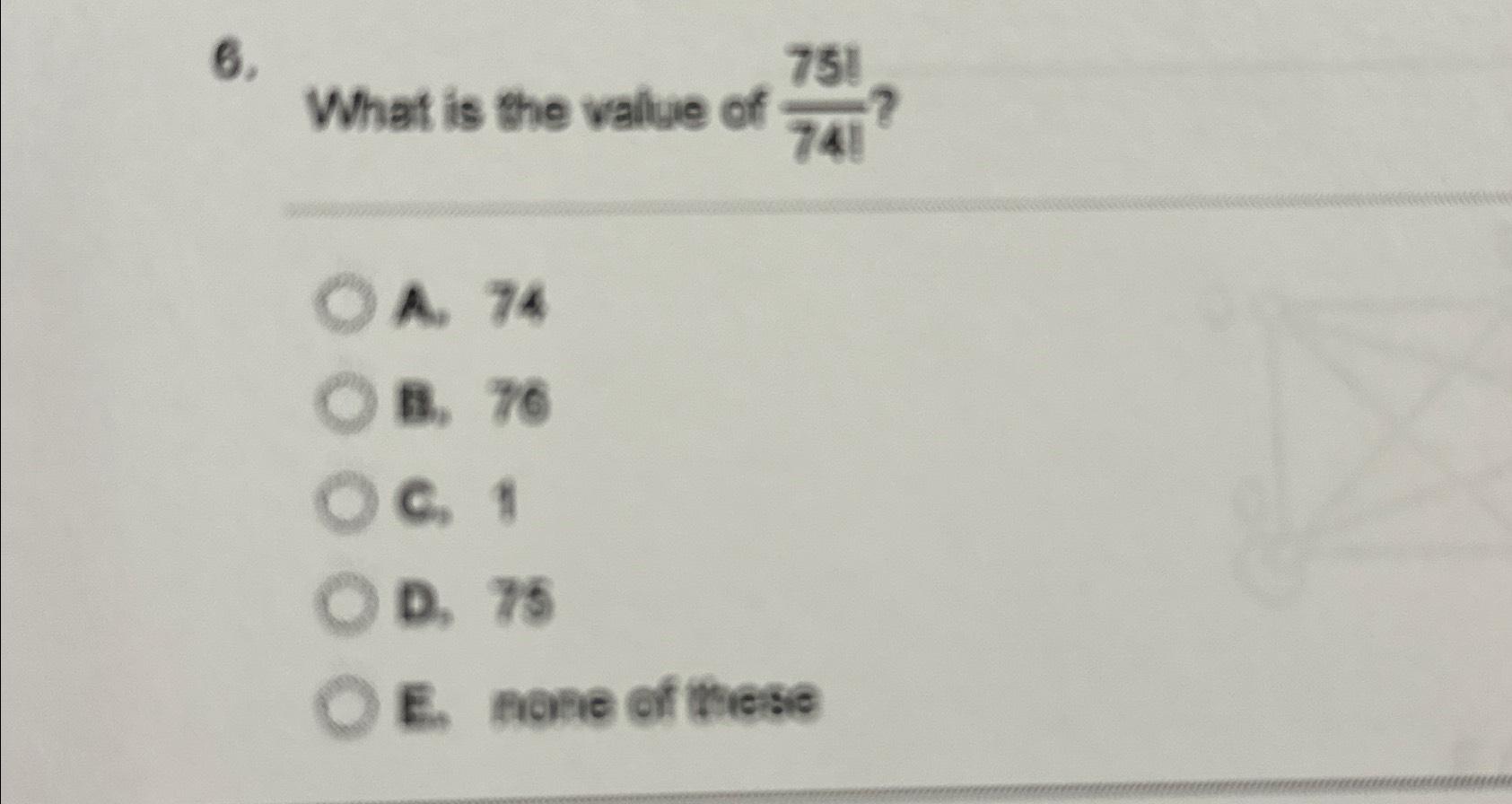 find 75 of 76