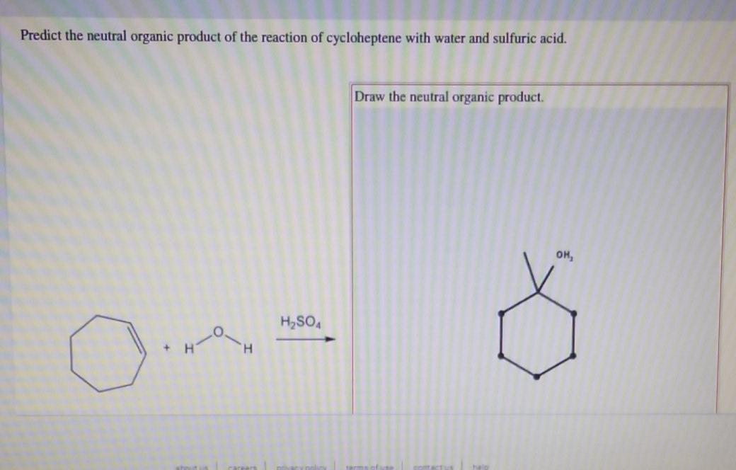 Solved Predict The Neutral Organic Product Of The Reactio
