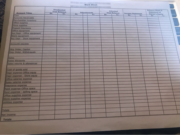 Solved 1-)General Journal Worksheet - complete and tied | Chegg.com