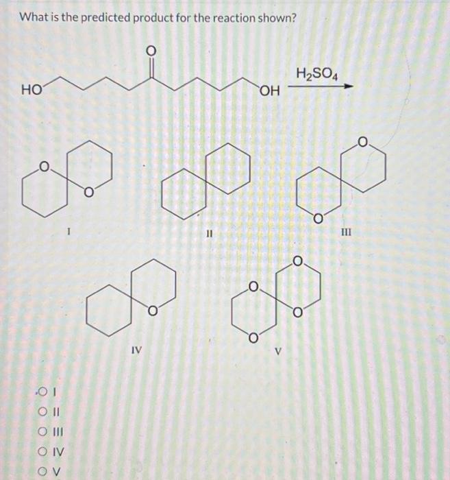 Solved What Is The Predicted Product For The Reaction Shown? | Chegg.com