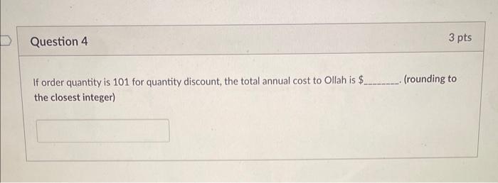 Solved The next three questions are based upon the | Chegg.com