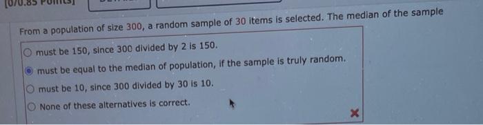 solved-from-a-population-of-size-300-a-random-sample-of-30-chegg